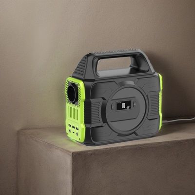 Draagbare buitencampingstation 300W AC-uitgang Hoog vermogen met lithiumbatterie