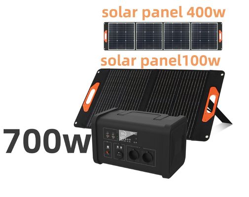 700W wisselstroom uitgangsvermogen Draagbare elektriciteitscentrale voor LiFePO4