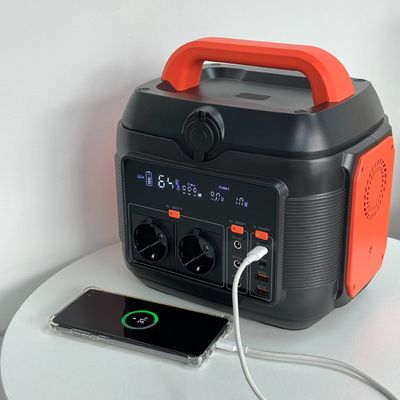 Gezinscamping en RV Draagbare zonne-energiecentrale met sinusvormige golf AC-uitgang