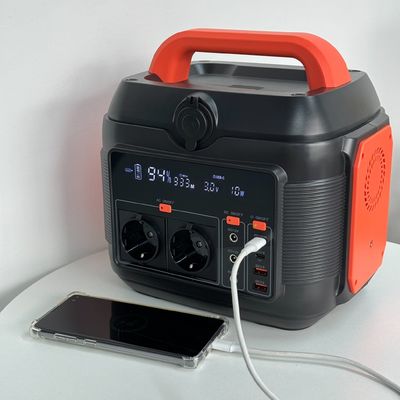 Balkon RV Draagbare mobiele generator Sterk licht LED-lichten en type C1 Input/Output