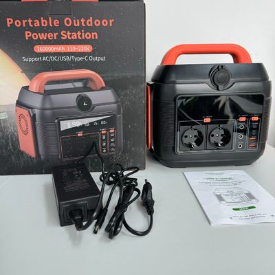 Draagbare zonne-energiegenerator 600W voor noodstations en buitenafstandsgevallen