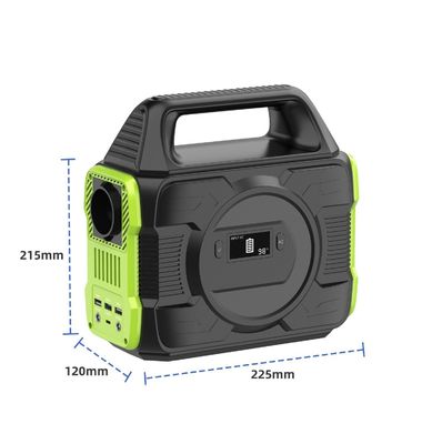 Draagbare zonne-energiecentrales van 300 W laden elk apparaat op met Type-C en adapter