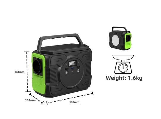 Mobiele voedingsbron voor buiten met Acoutput Power 200W en USB1/USB2 Export 5V/2.1A