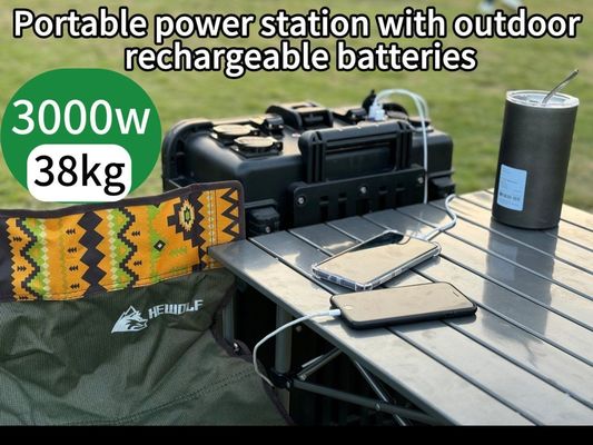 Ingebouwde brandblussingsinrichting 3000 W oplaadbare batterij Buitenzonne-generator
