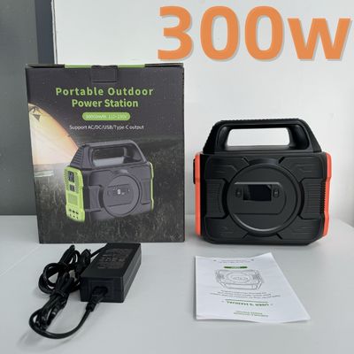 300W kortsluitbescherming Batterijkracht Zonne-generator Mobiele elektriciteitscentrale Compact