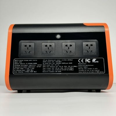 800W zonne-invoer 2048wh2200wh Buitenkrachtcentrale met en levensduur 2000 Times