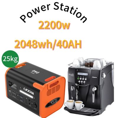 Op maat gemaakte 2000W buitenzonne-energiecentrale met Amerikaanse standaard stekker en lange levensduur