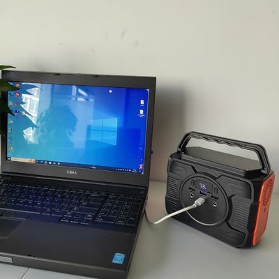 Mini Draagbare Power Station 200W Warm Oranje met Zwart 110/220V-50Hz/60Hz S2X-173