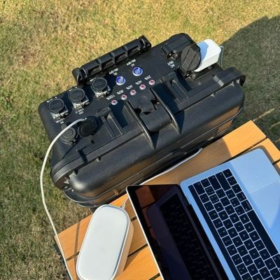 600W 2000W 3000W Noodkracht Draagbare zonne-energiecentrale voor en live uitzending