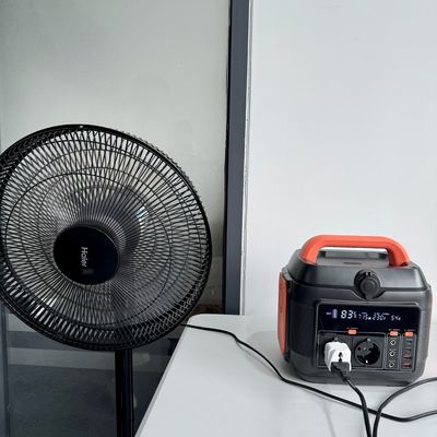 S6 600W Outdoor Camping LCD Display Draagbare elektriciteitscentrale Batterij Afneembare Mogelijk niet