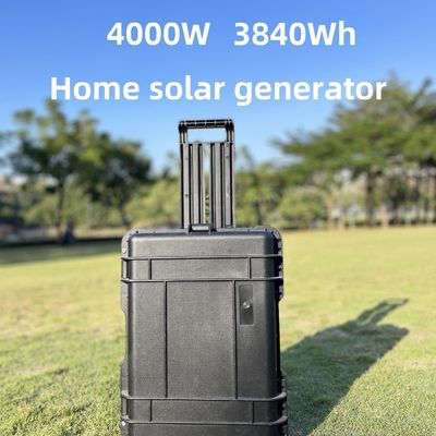 Buiten energieopslag LiFePO4 batterij 4000W Draagbaar zonnepaneel Camping Power Station