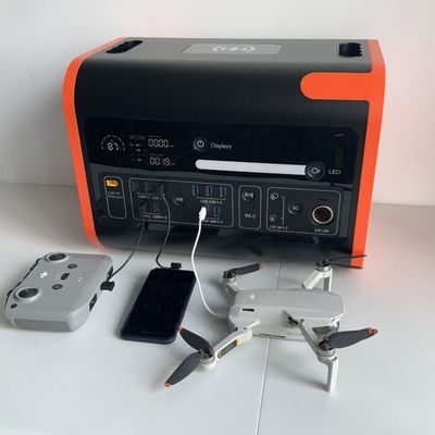 Verwijderbare batterij Mag niet 2200W2048wh Zonne-opladen Outdoor Activiteit Mobiele energiecentrale