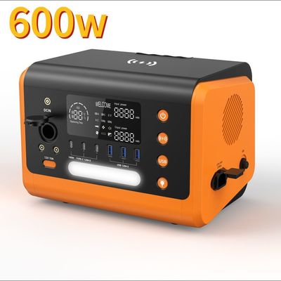 Noodopslag 600W Draagbare buitenkrachtcentrale met snelle oplaad 1 uur