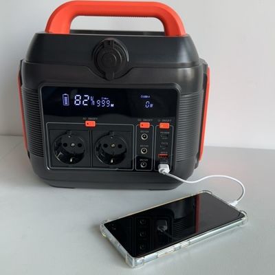 Noodenergiebehoefte Home Power Center met 600W lithiumbatterie en 11W LED-verlichting