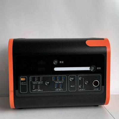 800W zonne-invoer draagbare mobiele elektriciteitscentrale 200W zuivere sinusgolf-omvormer 2200W buiten noodgeval