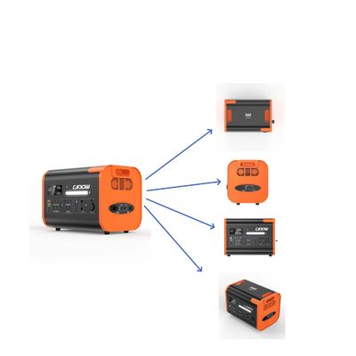 Draagbare elektriciteitscentrale 1500W/2200W/3000W UPS met alle AC-uitgang in zwart-oranje