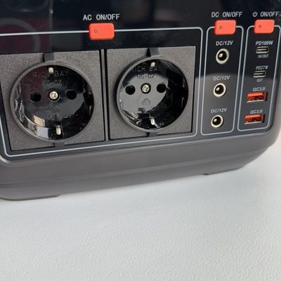600W batterij back-up zonne-generator voor buiten camping en noodstations
