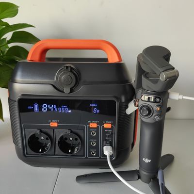 600W batterij back-up zonne-generator voor buiten camping en noodstations
