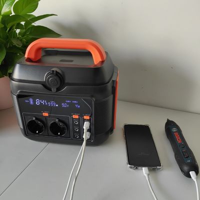 600W batterij back-up zonne-generator voor buiten camping en noodstations
