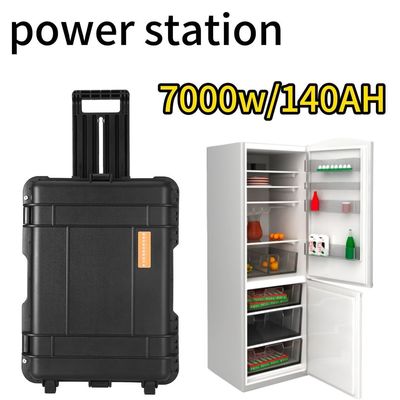 AC Pure Sine Wave Output 7000W Draagbare zonne-energiecentrale voor buiten- en netlading