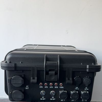 Lithiumbatterij back-up stroomvoorziening Inverter Mobiele 3000W Draagbare Zonnecentrale