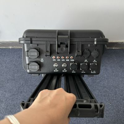 Lithiumbatterij back-up stroomvoorziening Inverter Mobiele 3000W Draagbare Zonnecentrale