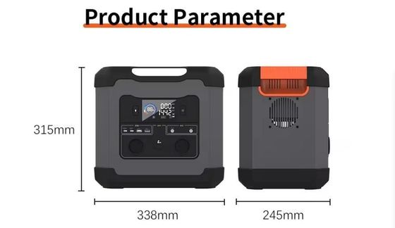 Inverter Tweerichtingsomvormer 1500W voor Uav Home Outdoor Portable Power Station
