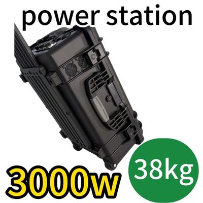 3000W Camping Draagbare Energiecentrale Meerdere Beschermingsfunctie en RS232-communicatie