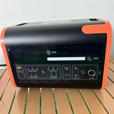 Levensduur 2000 Times 600W Huishoudelijke energieopslag Zonne-energiegenerator 2200W Draagbare elektriciteitscentrale