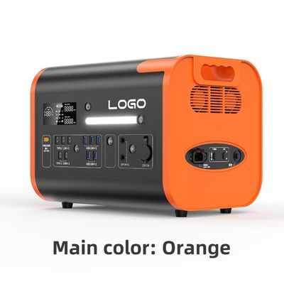 2200W AC DC C-type batterij back-up power Nood draagbare elektriciteitscentrale aanpasbaar