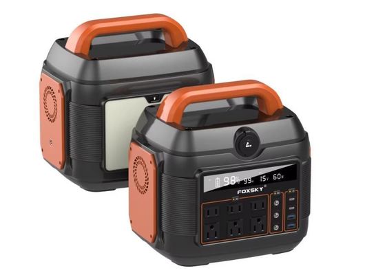 Warm 600W/576wh AC DC C-type batterij back-up power Nood draagbare elektriciteitscentrale