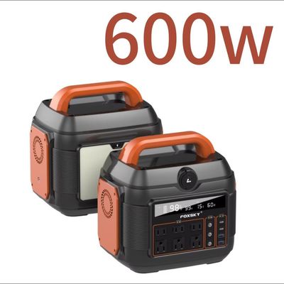 600W 300W 1200W/110V/220V Draagbare elektriciteitscentrale met grote capaciteit voor noodgevallen in het gezin