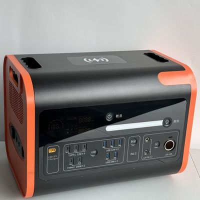 Draagbare zonne-energiecentrale Cyclusduur 2000 Times 200W 300W 1200W 1600W 2000W 2400W