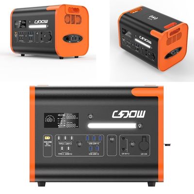 LiFePO4 Energie 2200W/2400W Zonne-energiegenerator Draagbare elektriciteitscentrale Levensduur 2000 keer