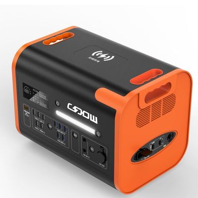 1500W snellaadbare draagbare elektriciteitscentrale voor buitenkantoren AT22 2200W/2048wh