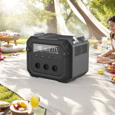 Inverter Bidirectionele Inverter 2500W voor camping Outdoor Home Draagbare Power Station