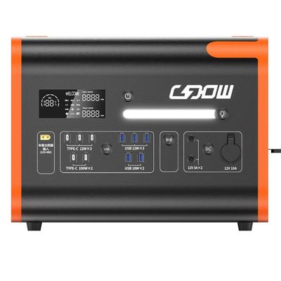 220V/40ah/2200W Zonne-energie Draagbare buiten energieopslagcentrale met snellaad 1500W lithiumbatterie