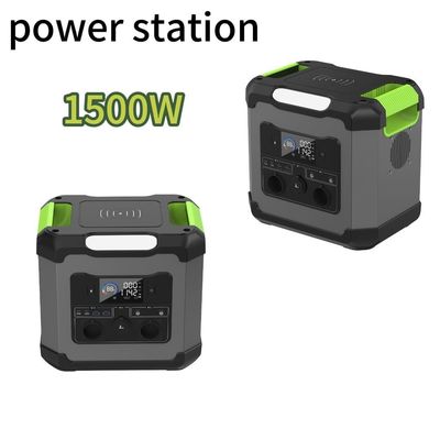 Outdoor Camping ST15 1500W draagbare elektriciteitscentrale met 110V/220V zonnepaneel opladen