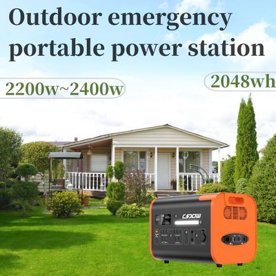 Energieopslag Draagbare elektriciteitscentrale Draadloos opladen 15W Constant vermogen 3500W