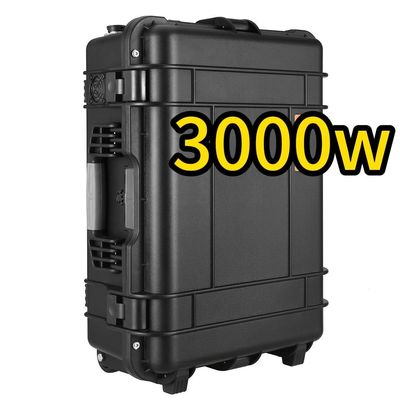3000W/3000wh Draagbare energieopslagcentrale ABS legering Shell materiaal voor reizen