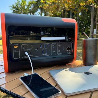 Oranje Zwart 2200W/2048wh AC Zuivere sinusgolf Zonnegenerator