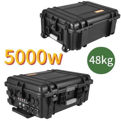 USB-draagbare zonne-energiecentrale van 5000 W voor buitenreizen, kamperen en noodgevallen