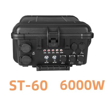 USB-draagbare zonne-energiecentrale van 5000 W voor buitenreizen, kamperen en noodgevallen