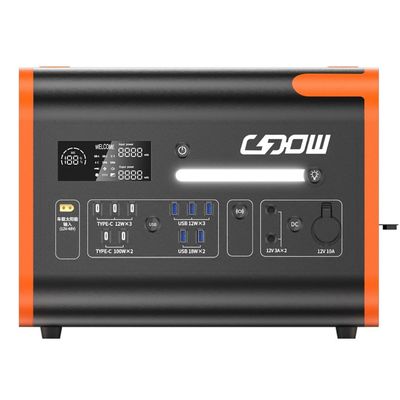 40ah/2200W/2048wh Warm Oranje Huishoudelijk Draagbare Energieopslagcentrale voor buiten