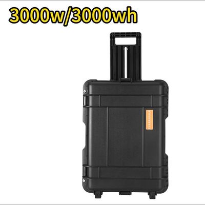 Draagbare elektriciteitscentrale van 3000W/3000wh met lithium LiFePO4-batterij Zonne-energieopwekking