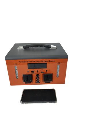 Draagbare elektriciteitscentrale 300W/500W met USB-poort en AC-stroombasis voor camping of noodstroom
