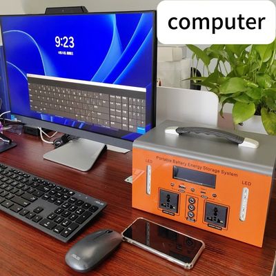 Draagbare elektriciteitscentrale 300W/500W met USB-poort en AC-stroombasis voor camping of noodstroom
