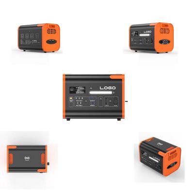800W Max Zonneoplaad LiFePO4 Backup Battery Draagbare stroom voor kamperen en buiten