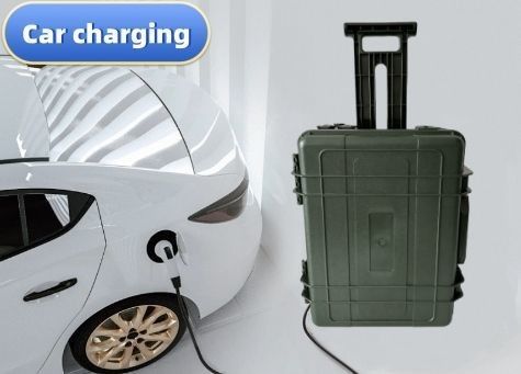 Draagbare elektriciteitscentrale 6000W/7000W Grote capaciteit Compact voor buiten Camping Home Solar