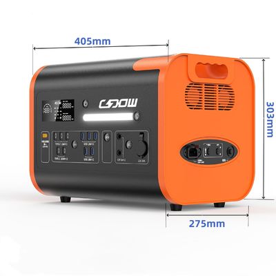 LiFePO4 draagbare elektriciteitscentrale 40ah/2200W/2400W voor opladen in meerdere scènes en in noodgevallen
